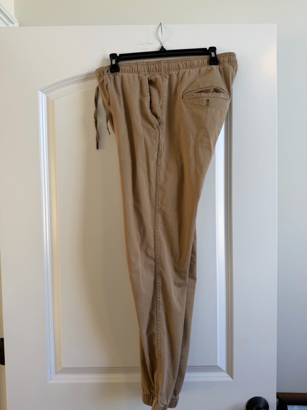 Men's Casual Drawstring Jogger Pants - Khaki